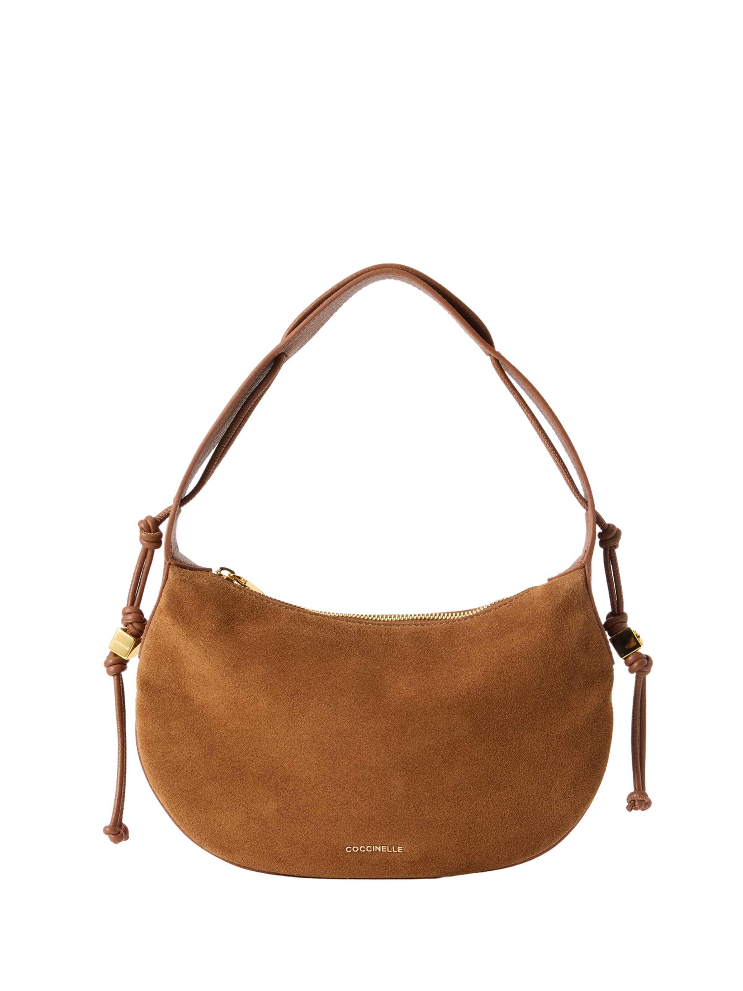 Coccinelle Shoulder Bag 'THESS' in Brown: front