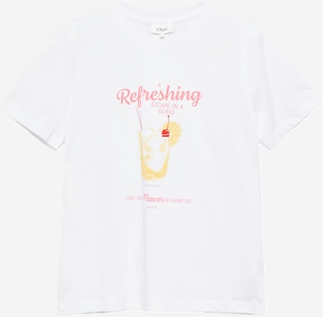 s.Oliver T-Shirt in Weiß: Vorderseite