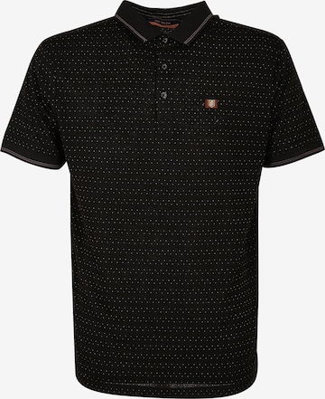 Leif Nelson Poloshirt 'LN-55380' in Schwarz: predná strana