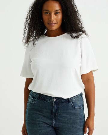 WE Fashion Shirt in Weiß: Vorderseite