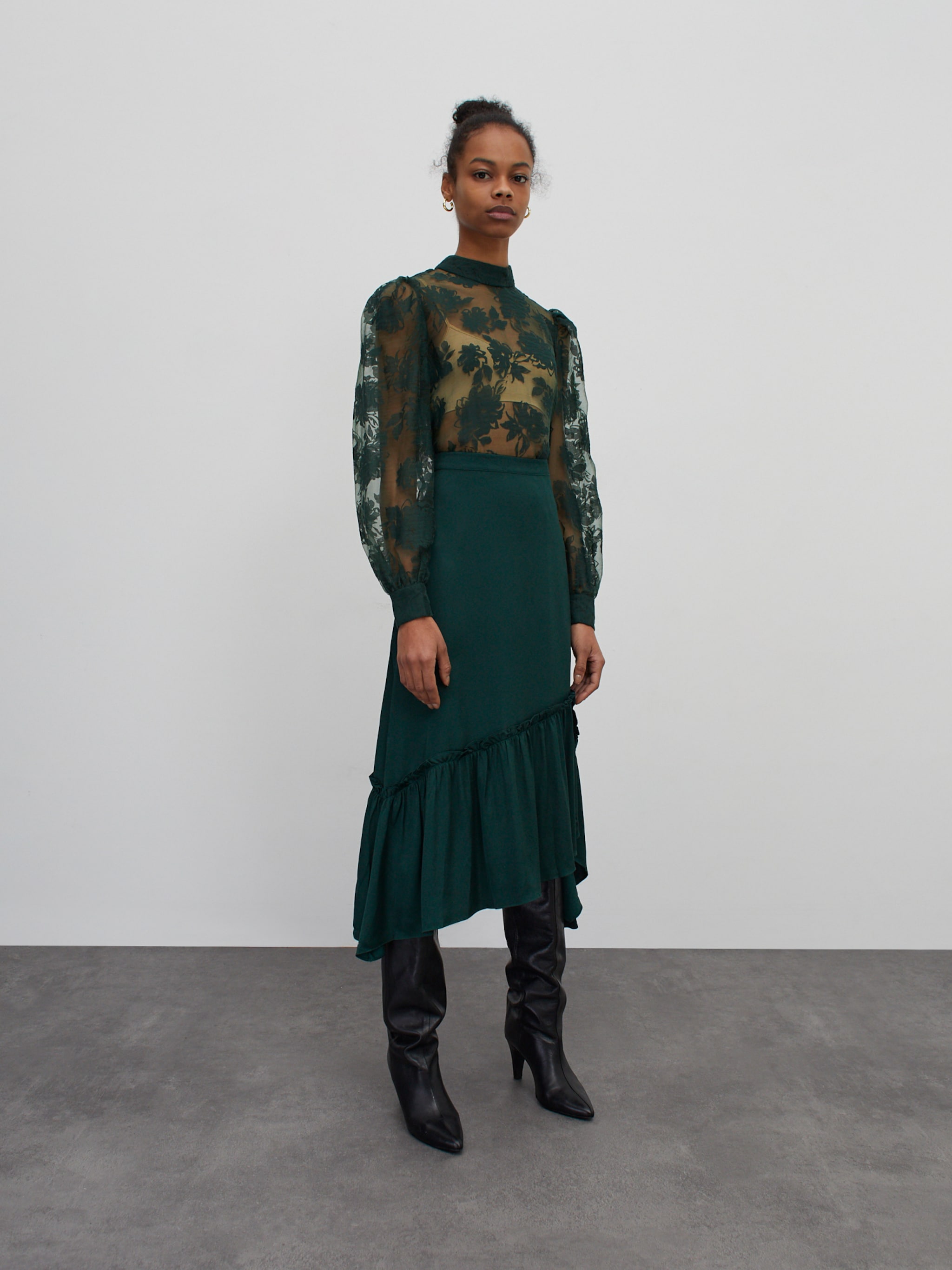 EDITED Producten Blouse 'Nadina' Groen