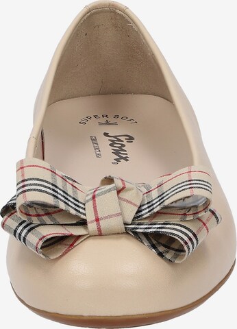 SIOUX Ballet Flats in Beige