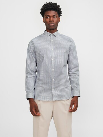 JACK & JONES Slim Fit Hemd 'JPRBLABlackpool' in Blau: Vorderseite