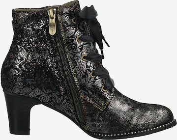 Laura Vita Lace-Up Ankle Boots in Black