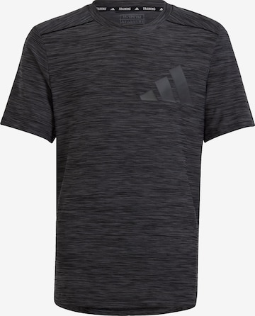 ADIDAS SPORTSWEAR Toiminnallinen paita 'Aeroready Heather' värissä harmaa: edessä