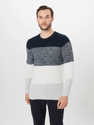 Key Largo Regular fit Sweater 'Jogi' in Blue: front