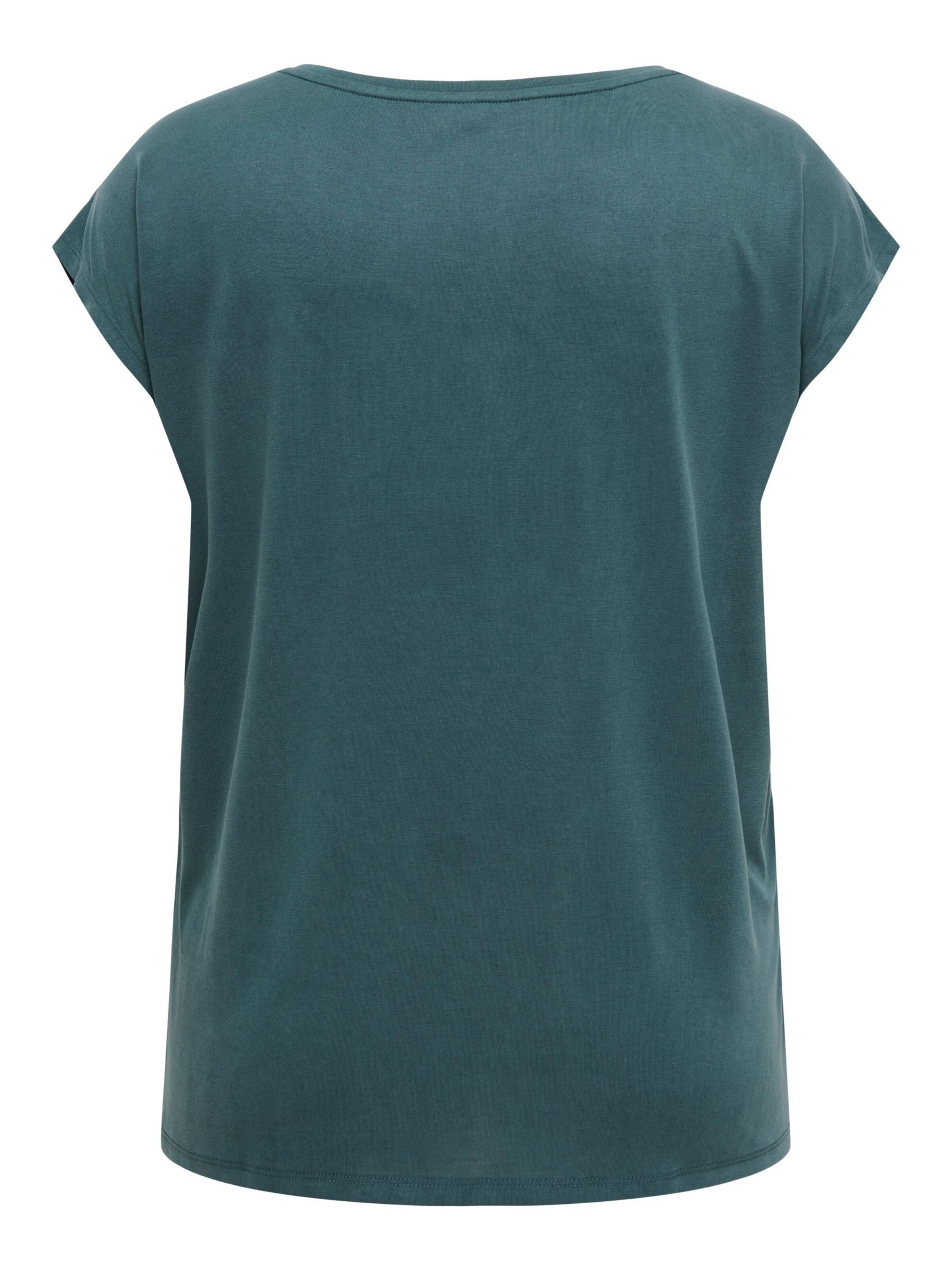 ONLY Carmakoma Shirts 'CARNicky' i grøn