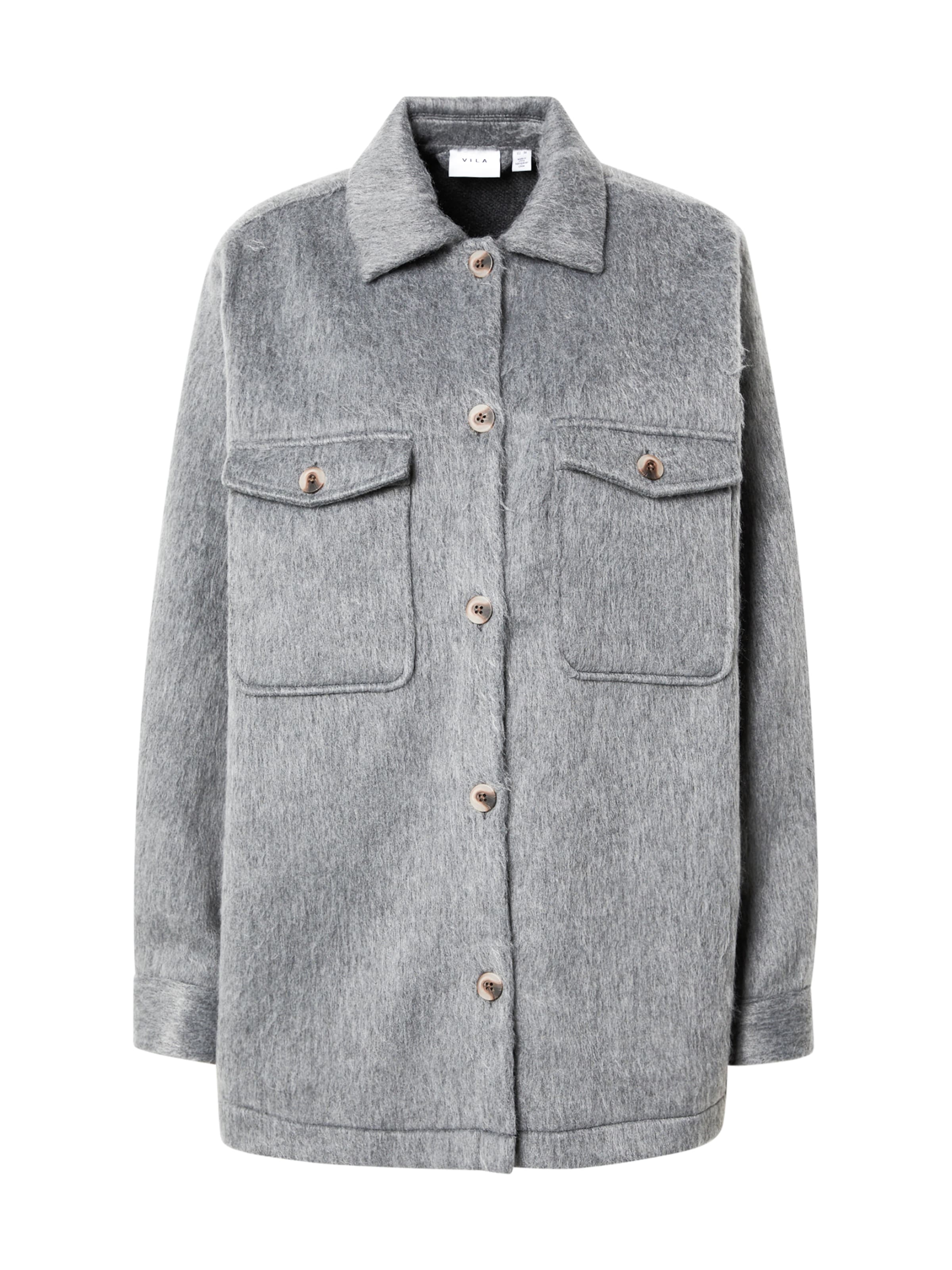 VILA Between-Season Jacket &#x27;Mai&#x27; in mottled grey, Item view