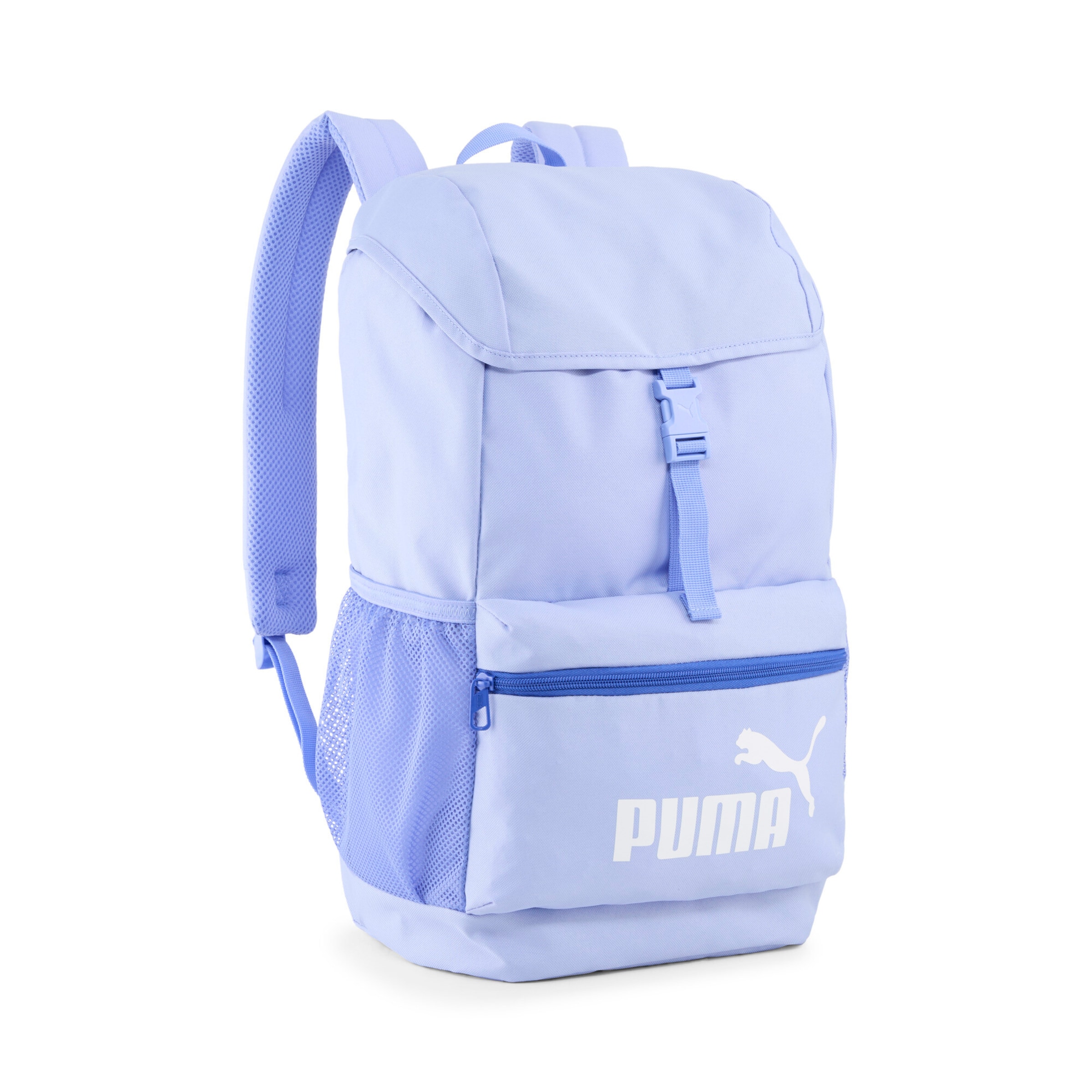 PUMA Backpack 'Phase Hooded' in Purple: front