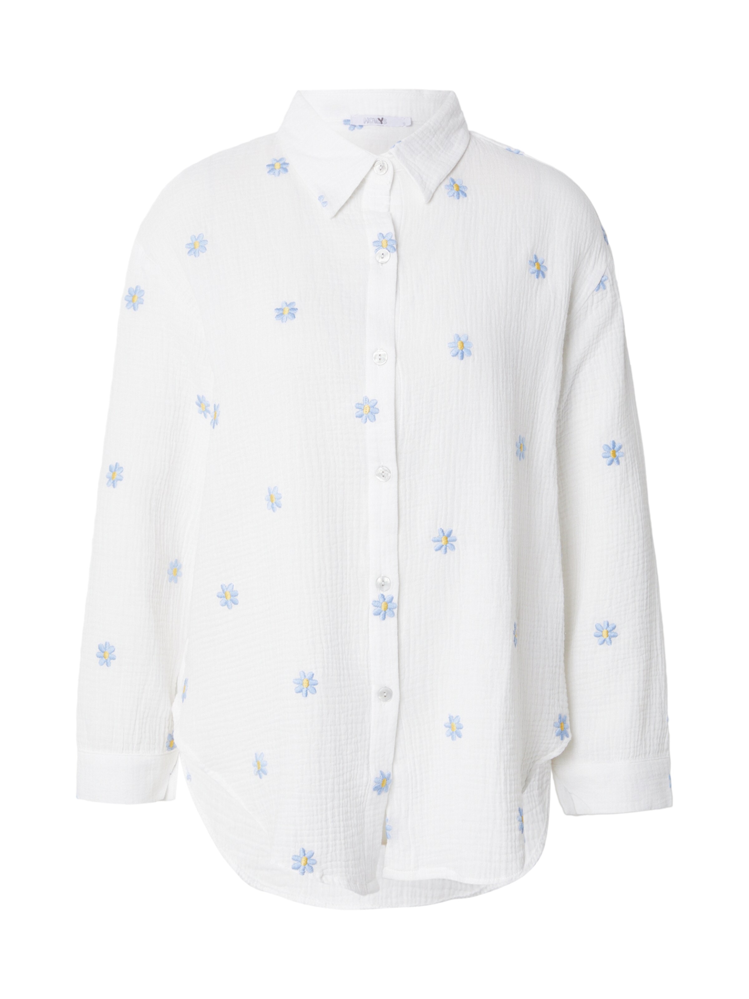 Hailys - Blusa 'Mi44lly' en blanco: frente