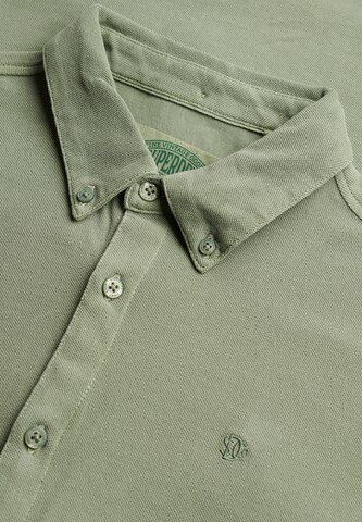 Fit confort Chemise 'Vintage Destroy' Superdry & Co en vert