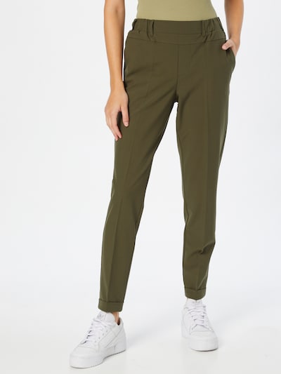 Kaffe Pleated Pants 'Nanci Jillian' in Khaki, View model