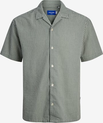 Fit confort Chemise 'Easter Palma' JACK & JONES en vert : devant