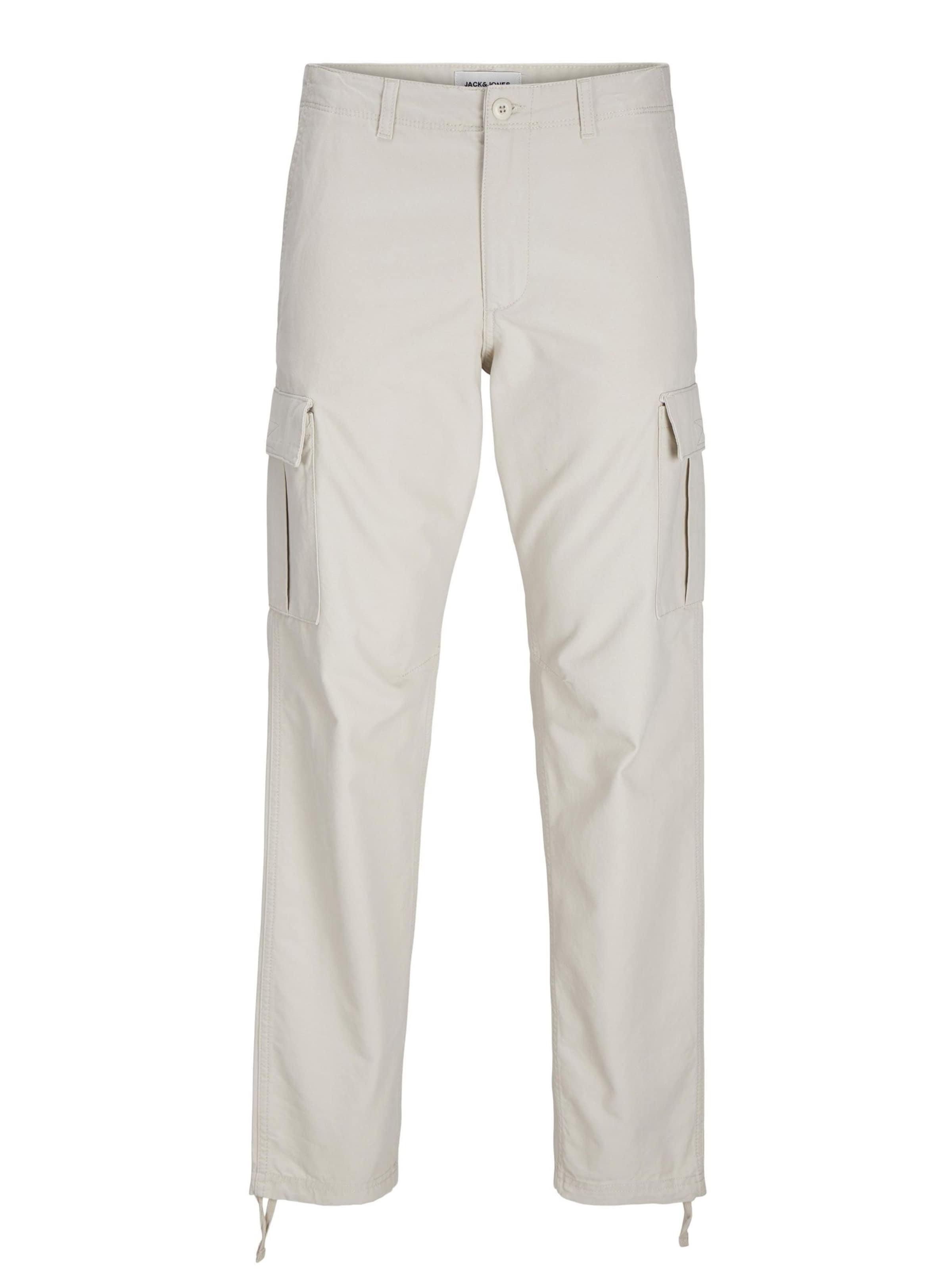 JACK & JONESCargo hlače 'Kane Barkley' - siva boja: prednji dio