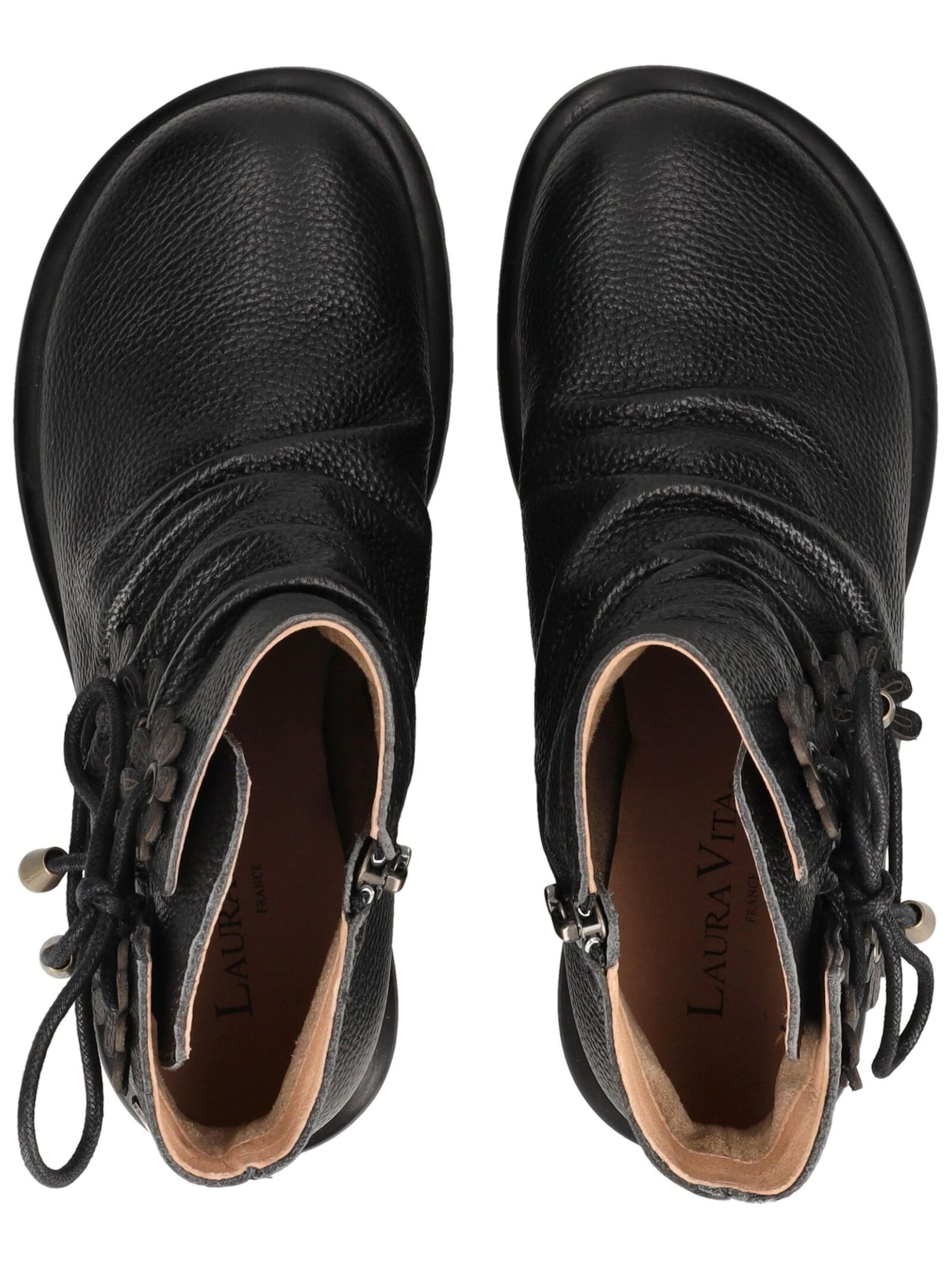 Laura Vita Stiefelette in Schwarz