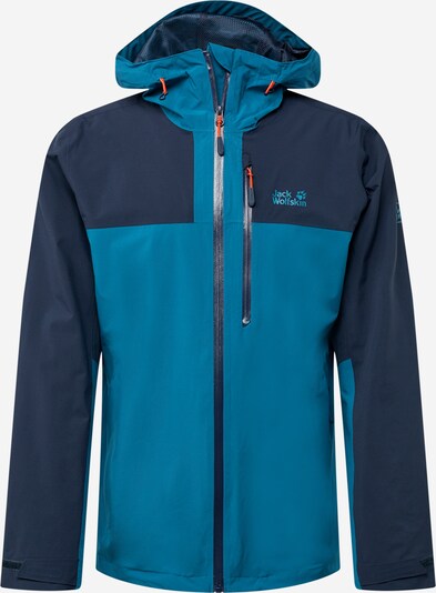 JACK WOLFSKIN Outdoorjacke 'GO HIKE' in navy / cyanblau, Produktansicht
