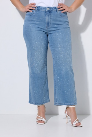 Angel of Style Wide leg Jeans in Blauw: voorkant