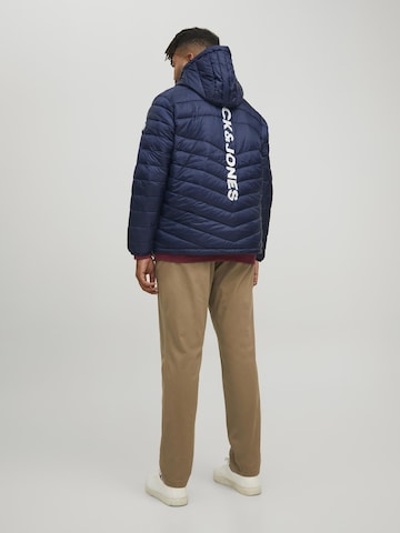 Jack & Jones Plus Between-Season Jacket 'Hero' in Blue