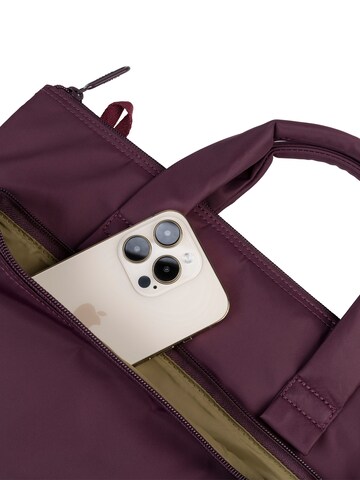Borsa a mano 'Borsa a Mano Donna PET Riciclato - Chiusura Zip e Tasche' di TUCANO in lilla