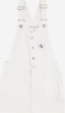 Robe Calvin Klein Jeans en blanc : devant