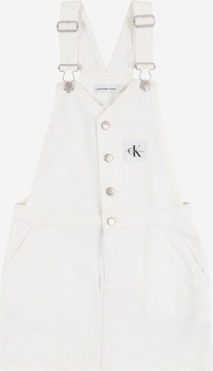Calvin Klein Jeans Kleit must / valkjas / valge teksariie, Tootevaade