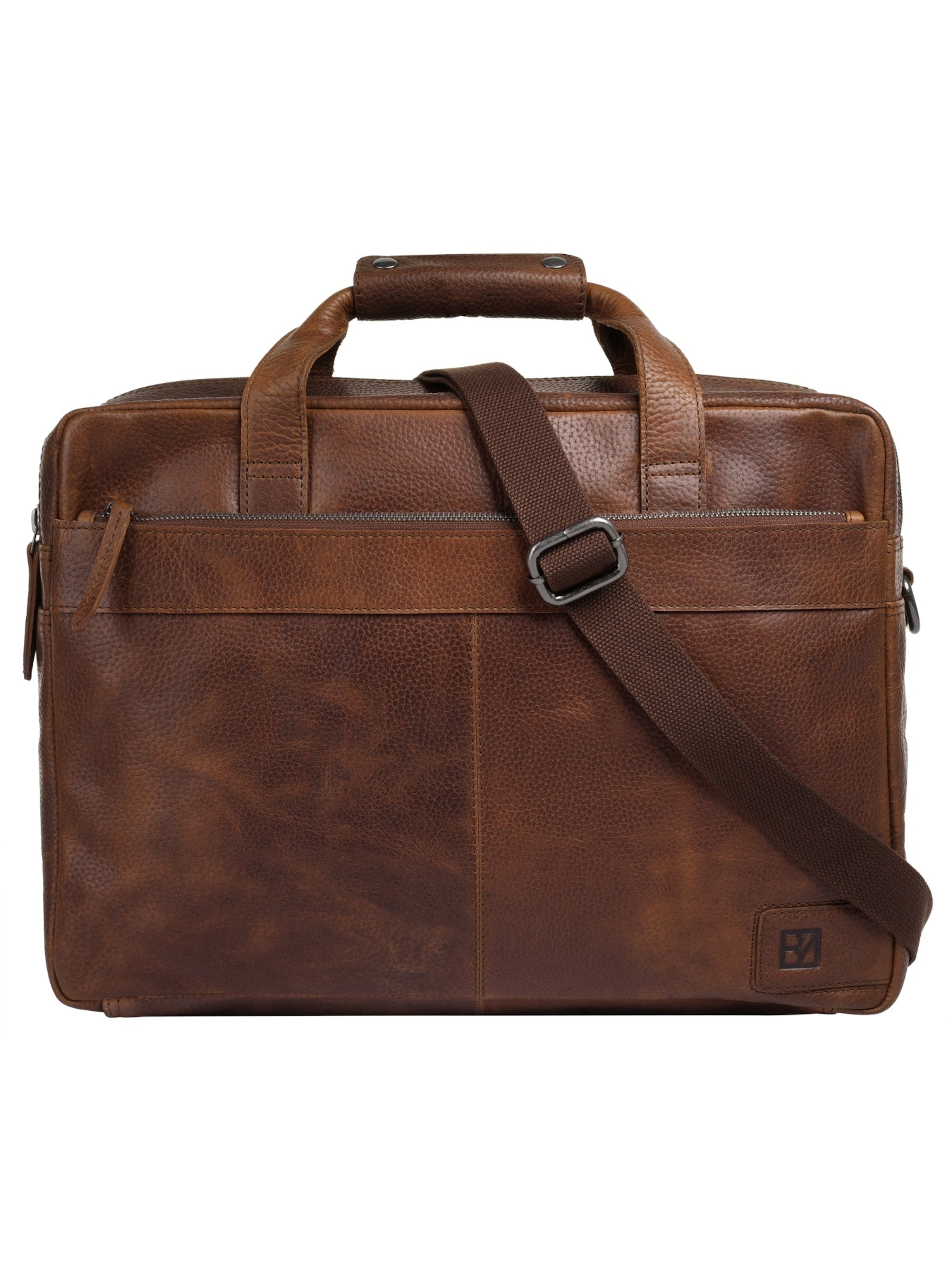 BODENSCHATZ Briefcase in Brown: front