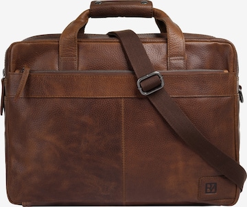 BODENSCHATZ Briefcase in Brown: front
