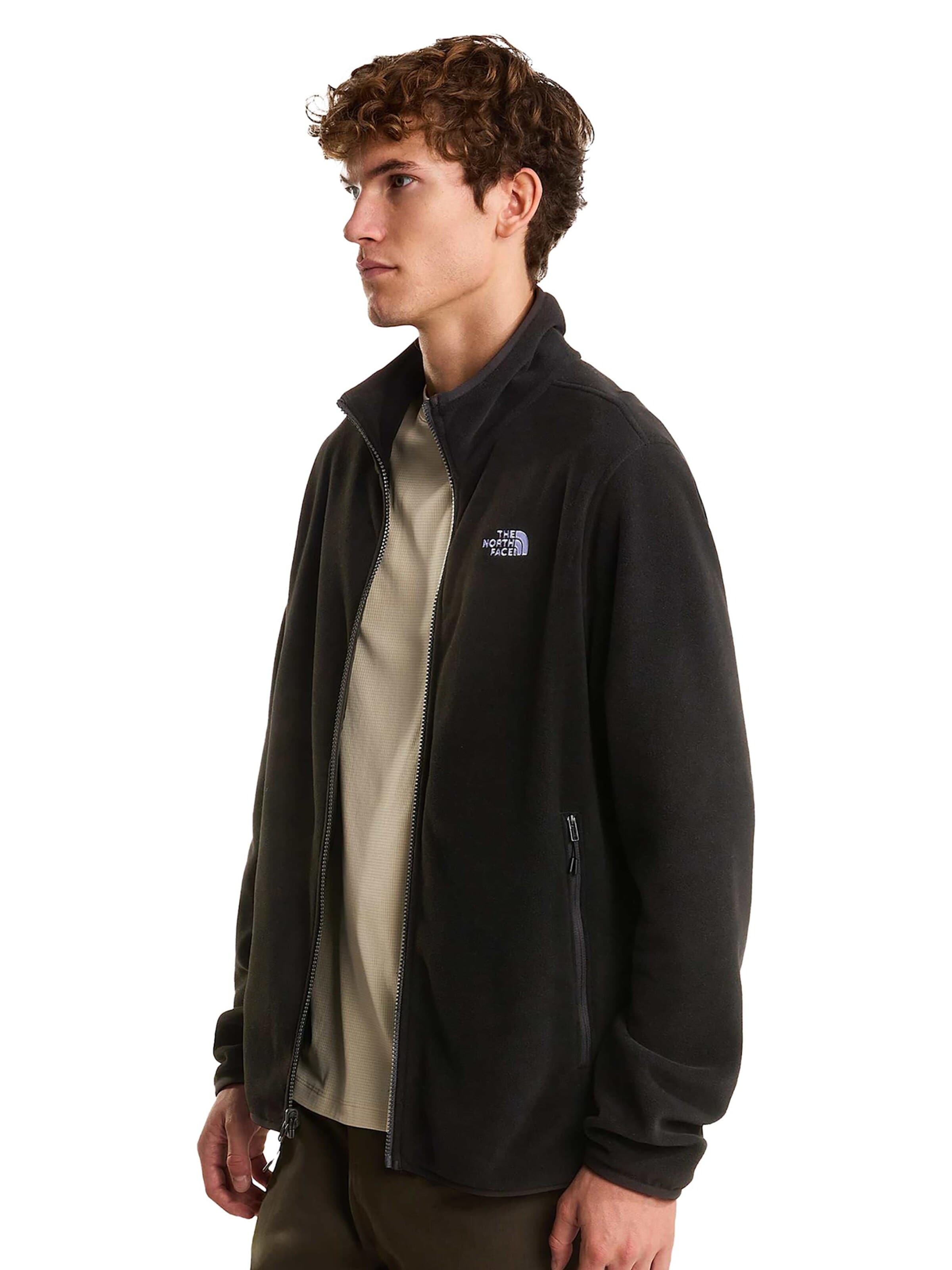 THE NORTH FACE Fleecejacke 'Glacier'‌‌‌‌‌‌‌ in Schwarz