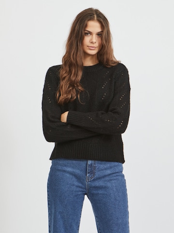 VILA Sweater 'Sofia' in Black: front