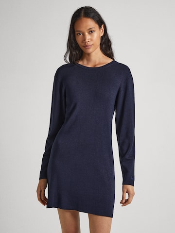 Pepe Jeans Knit dress 'Darice' in Blue: front