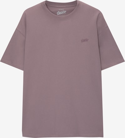 Pull&Bear T-Shirt en violet pastel / violet foncé, Vue avec produit