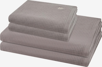 ROSS Towel 'Pique' in Brown: front