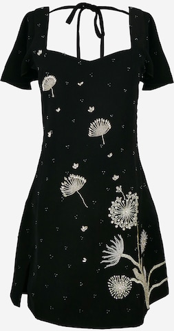 Laura Slings Cocktailjurk 'The Mystiques' in Zwart: voorkant