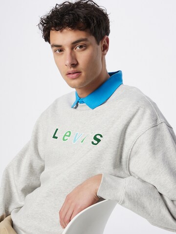 LEVI'S ® Sweatshirt 'Relaxd Graphic Crew' in Grau