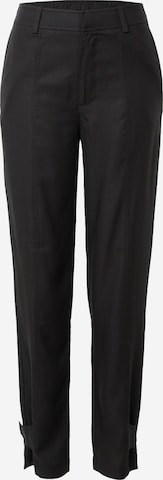 Samsøe Samsøe - regular Pantalón de pinzas 'Citrienne' en negro: frente