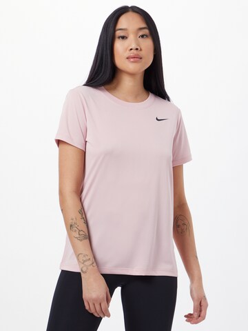 NIKE Performance shirt in Pink: front