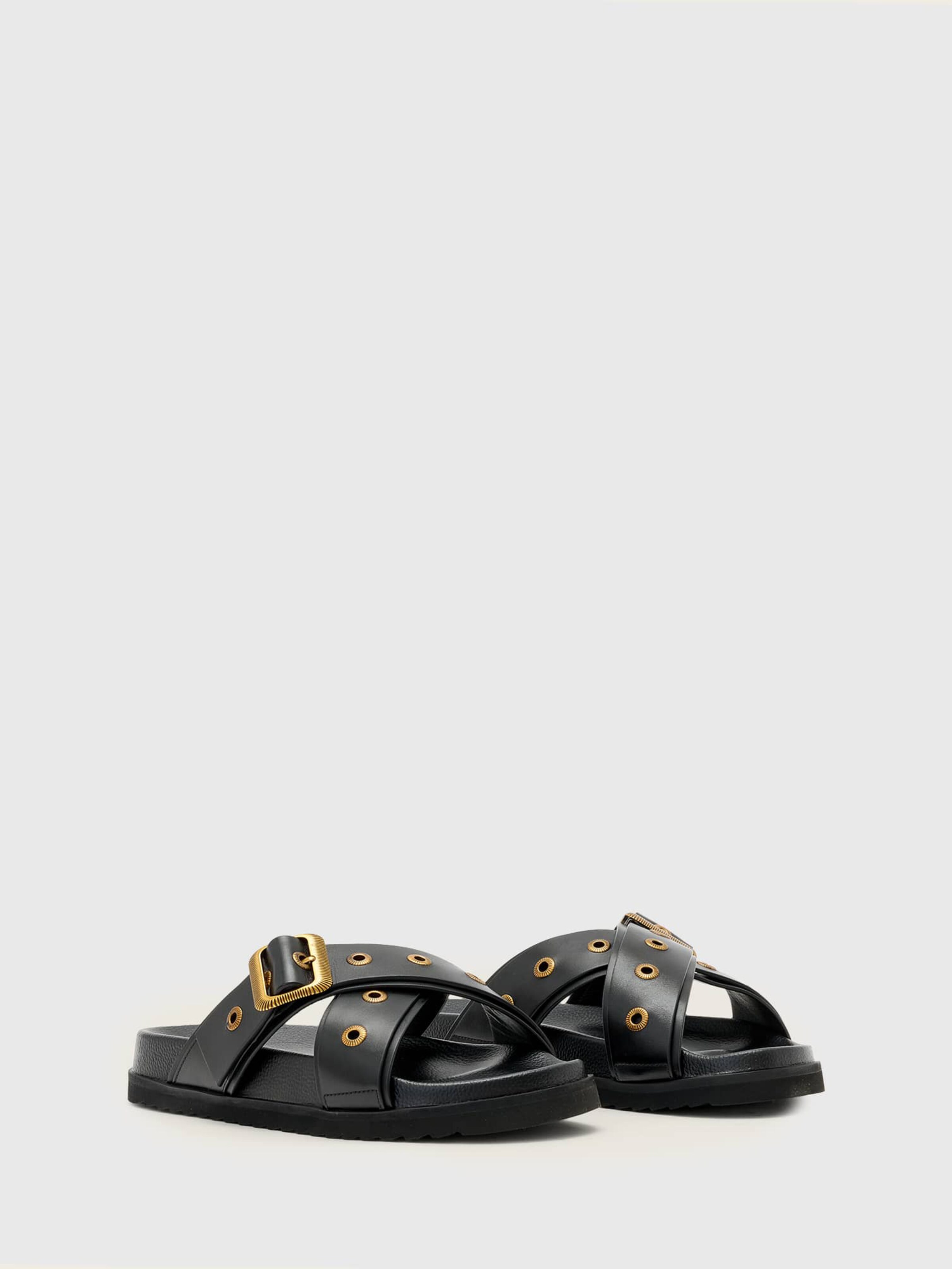 juoda AllSaints Šlepetės 'SUKI WESTERN'