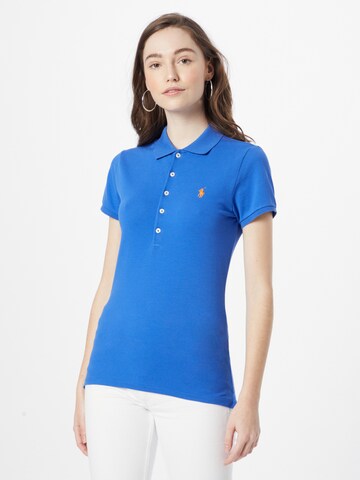 Polo Ralph Lauren - Camisa 'Julie' em azul: frente