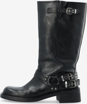 Boots 'HARPER' Bianco en noir : devant