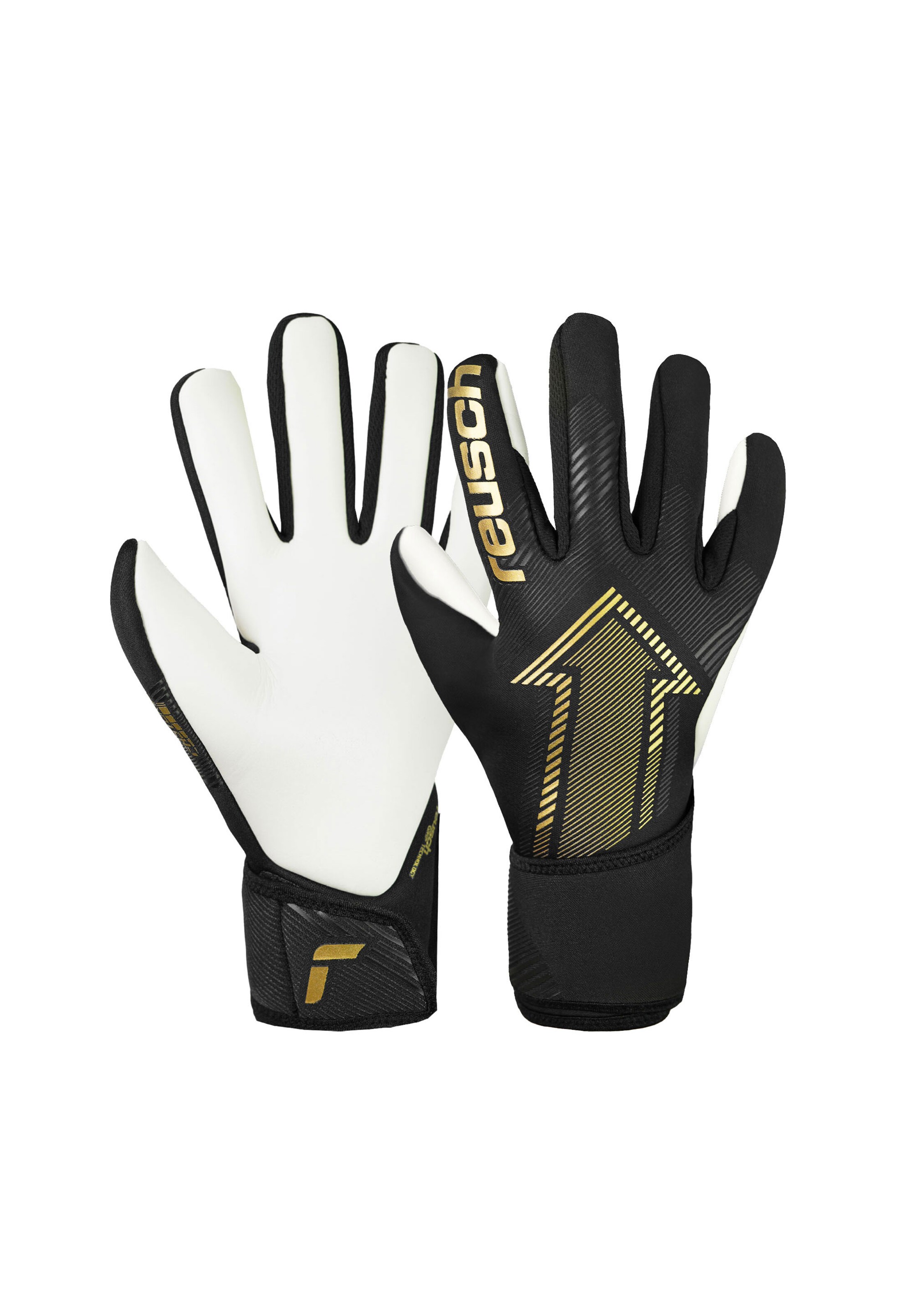REUSCH Sporthandschoenen 'Fastgrip Silver' in Zwart: voorkant