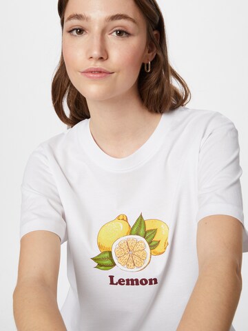 Merchcode Shirt 'Lemon' in Weiß