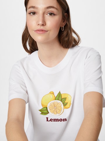 Merchcode Μπλουζάκι 'Lemon' σε λευκό