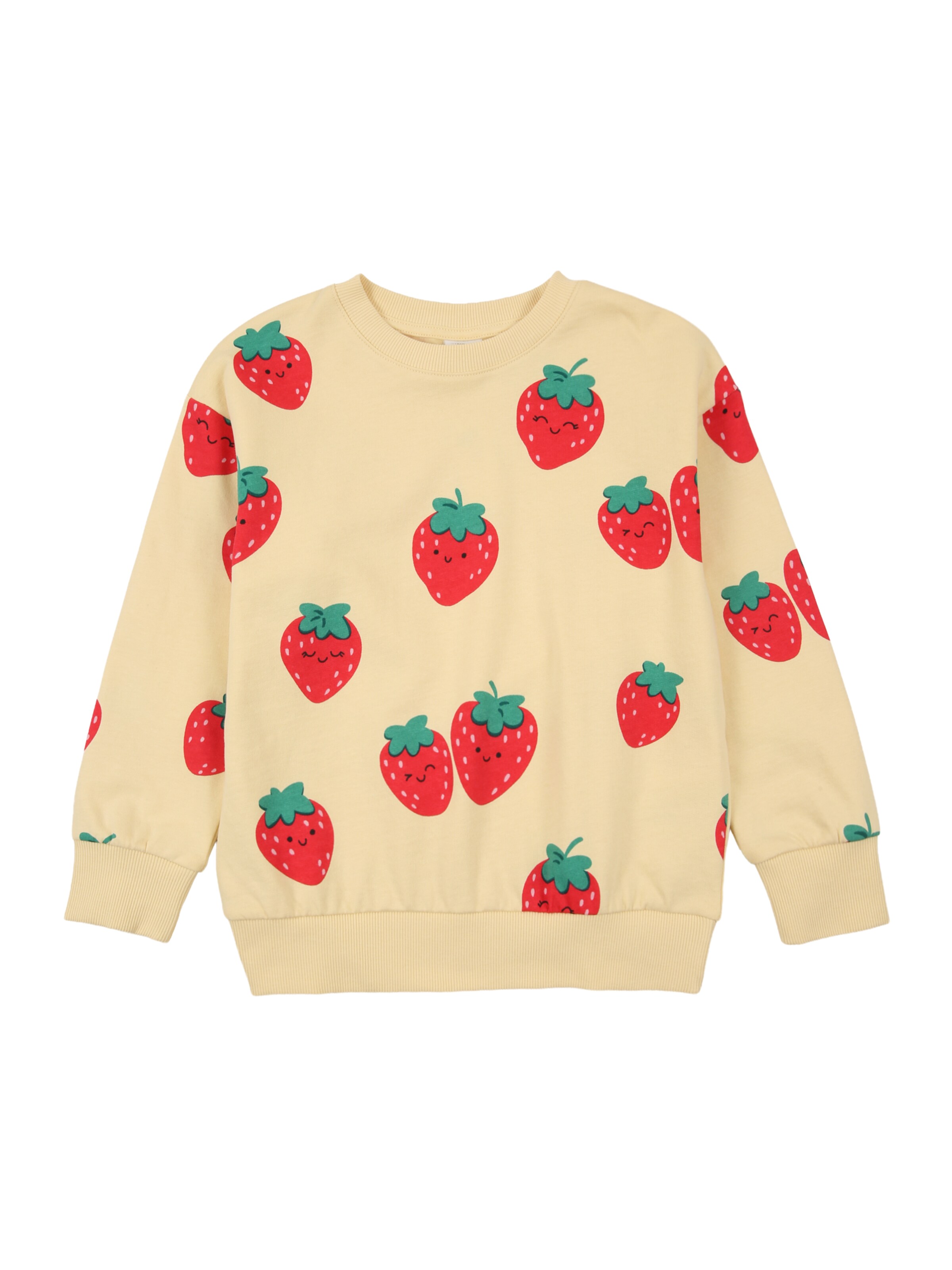 Lindex Sweatshirt in Gelb: Vorderseite