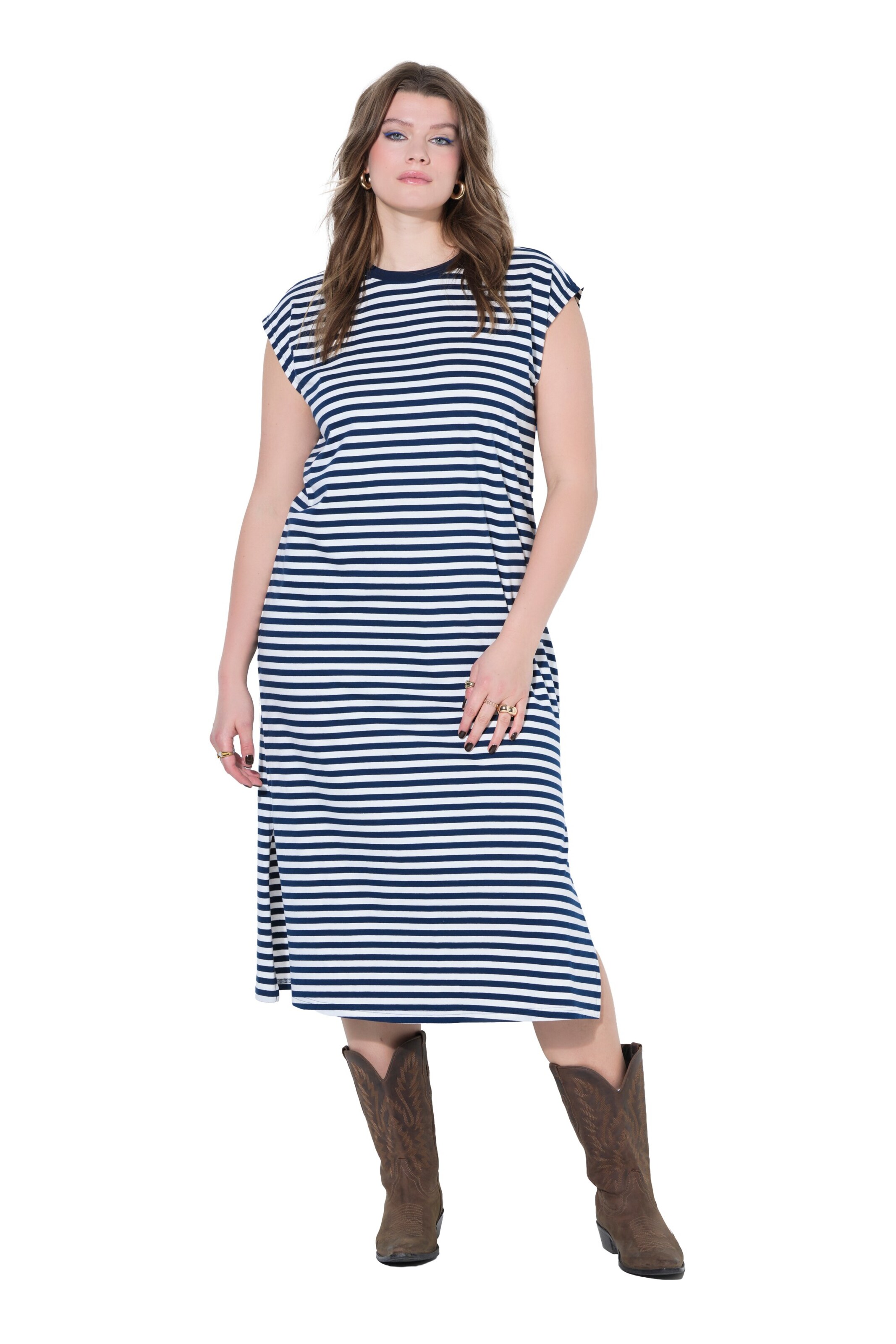 Studio Untold Dress in Blue: front