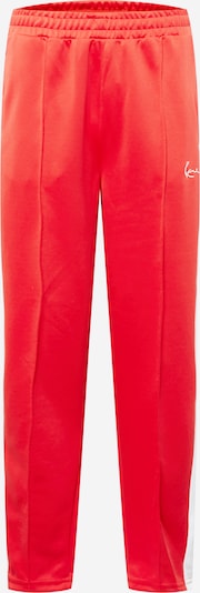 Pantaloni Karl Kani di colore rosso / bianco, Visualizzazione prodotti