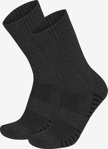 Chaussettes de sport normani en gris : devant