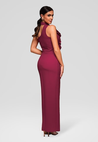 Ombre Evening dress in Red