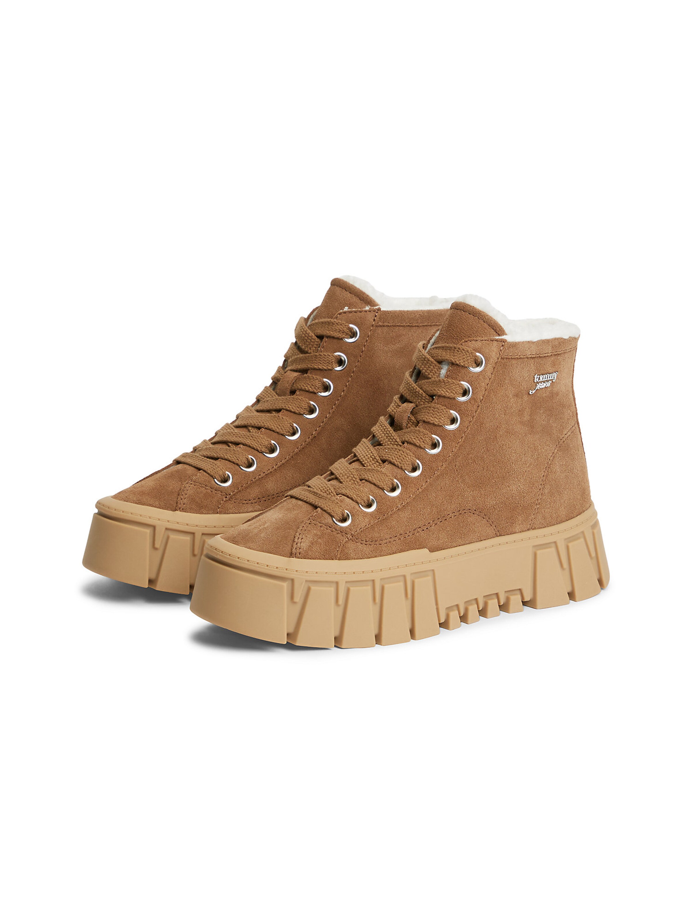Tommy Jeans Lace-up bootie in Brown