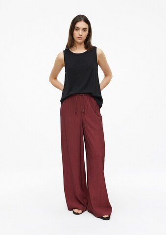 s.Oliver Wide Leg Hose in Rot: Vorderseite