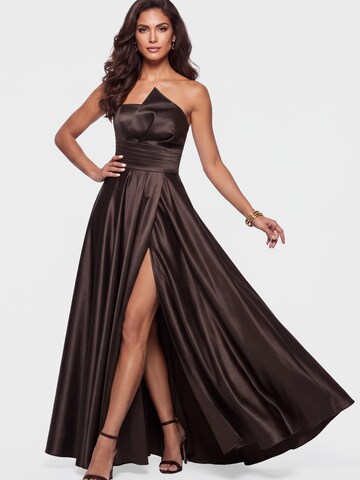Ombre Evening dress in Brown: front
